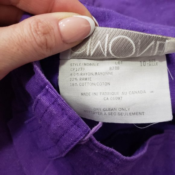 Cimone * Vintage Pleated High Waist Mom Shorts 10 - Picture 6 of 7